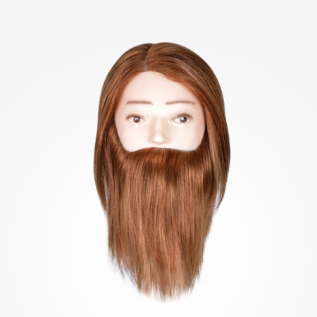 CABEZA MANIQUI HOMBRE CON BARBA 18 CM