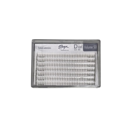 EXTENSIONES DE PESTAÑAS 5D D CURL 0,07 12 MM