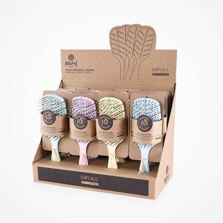 EXPOSITOR CEPILLOS RENNATURE BIODEGRADABLE (12 UND) BIFULL
