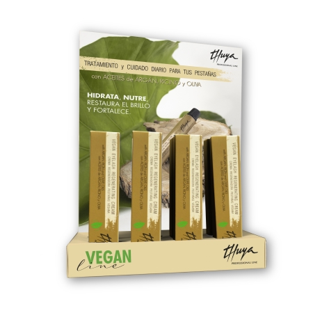 EXPOSITOR CREMA REGENERADORA DE PESTAÑAS CON ARGAN 11 UNDS ( 15 ML) THUYA