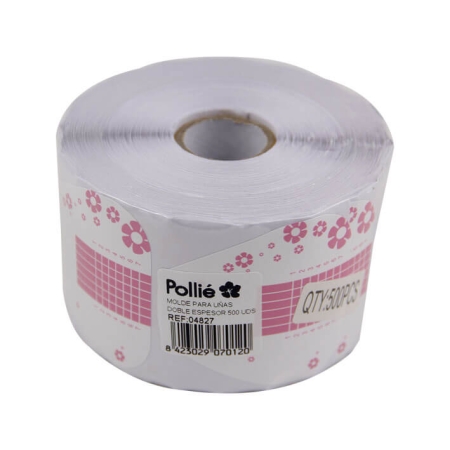 MOLDE PARA UÑAS DOBLE ESPESOR 500 UNDS