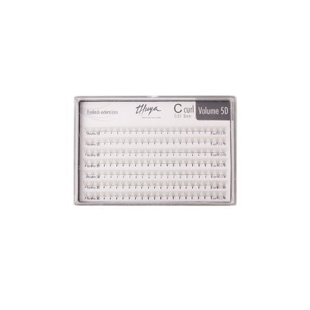 EXTENSIONES DE PESTAÑAS 5D C CURL 0,07 12 MM