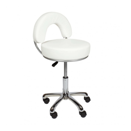 TABURETE ESPECIAL PEDICURA BLANCO