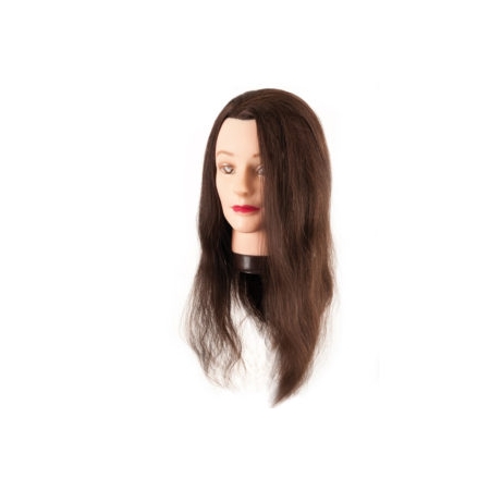 CABEZA MANIQUI PELO NATURAL 45-50 CM*