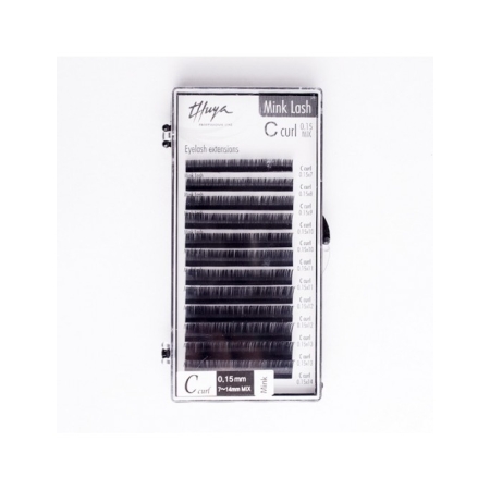 EXTENSIONES DE PESTAÑAS C CURL 0.15 10 MM