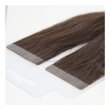 EXTENSIONES ADHESIVAS 20 TIRAS 4 CASTAÑO CHOCOLATE