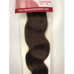 CORTINA ONDULADA 50 CM 4 CASTAÑO CHOCOLATE