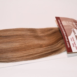 CORTINA LISA 50 CM 8/22 MARRON AVELLANA/RUBIO CLARO