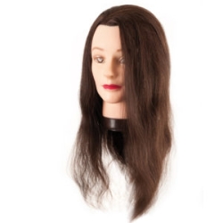 CABEZA MANIQUI PELO NATURAL 45-50 CM*