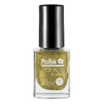 ESMALTE POLLIE PURPURINA DORADA 12 ML